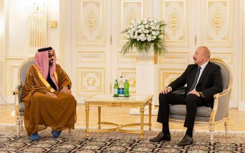 طحنون بن زايد يبحث مع رئيس أذربيجان تعزيز آفاق الشراكة الاستراتيجية بين البلدين