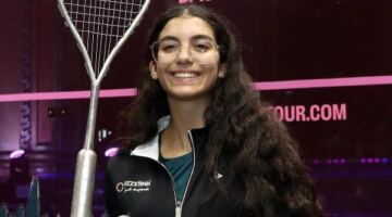 وزير الرياضة يشيد بإنجاز أمينة عرفي بعد حصد لقب بطولة لندن الدولية